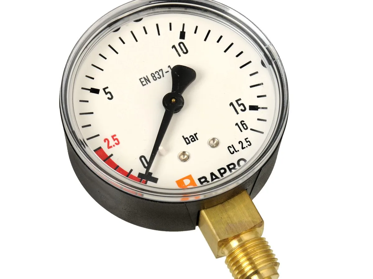 Manometr do wody 0-16 BAR 1/4” gw. zew.