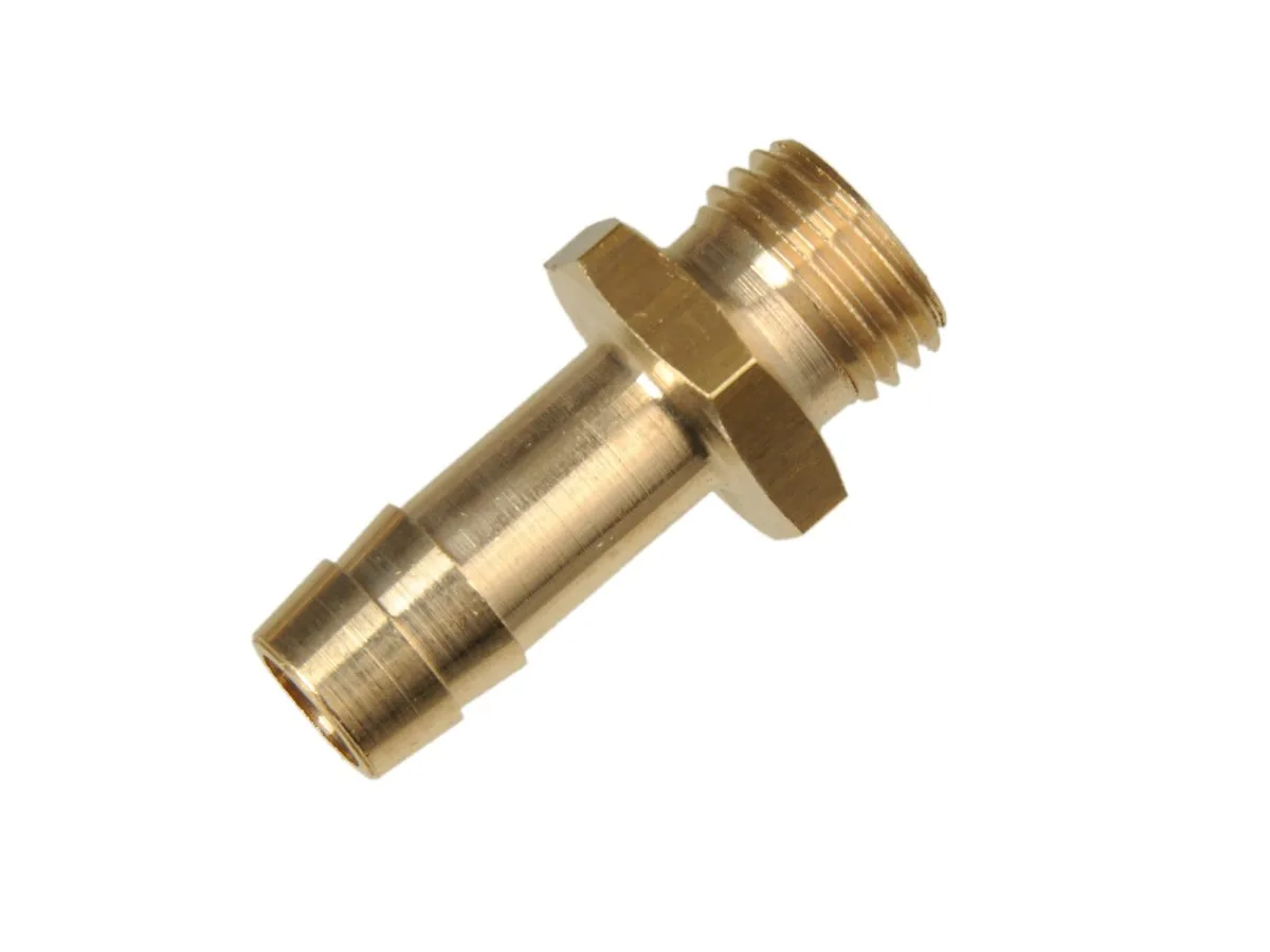 Króciec 1/4” gw. zew. na wąż 9 mm