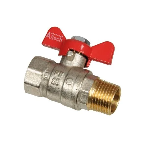 Kranik kulowy 1/2” gw. zew / wew