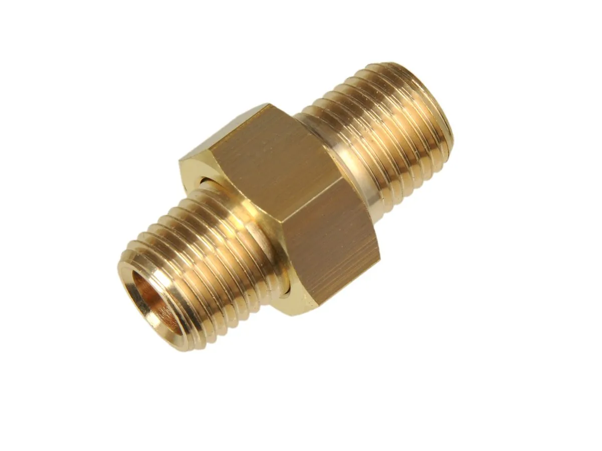 Śrubunek rozbierany 1/4” gw. zew. / zew.