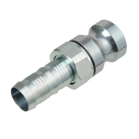 Złącze tynkarskie męskie 25mm z tuleją obrotową na wąż 25mm 50 BAR pod opaski zaciskowe